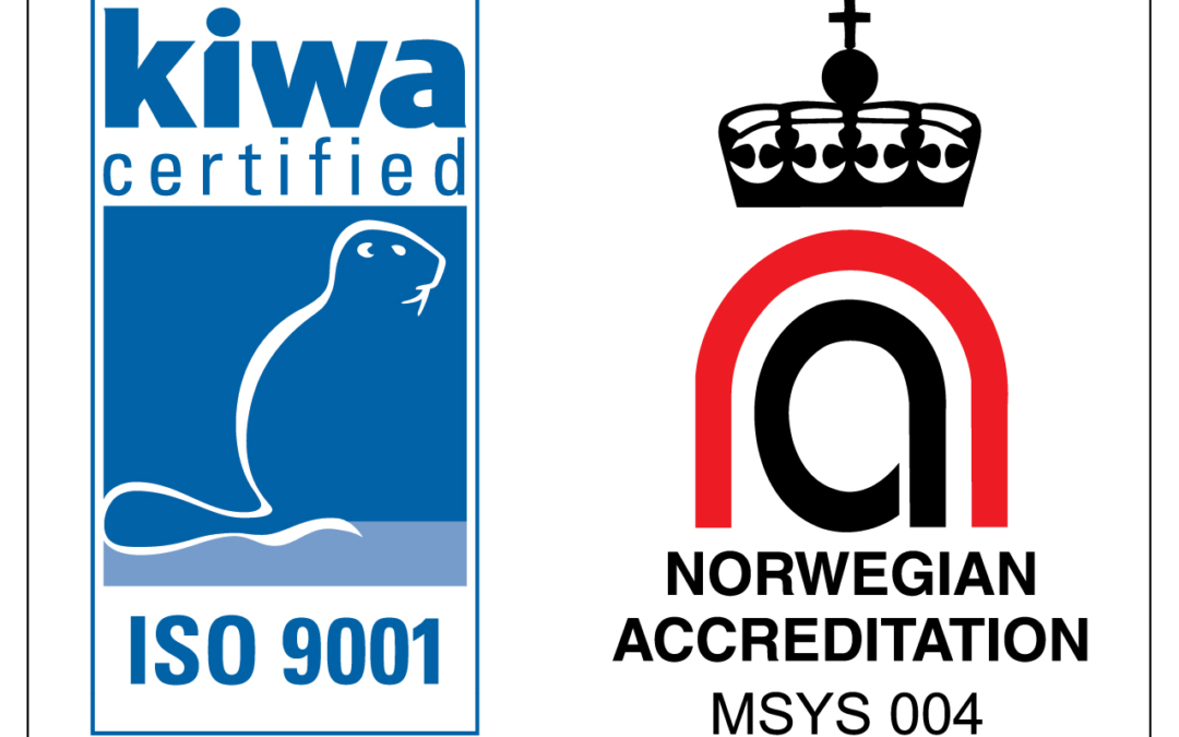 ReSiTec is now NS-EN ISO 9001:215  certified